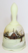 1978 Fenton Art Glass Hand Painted A Farley Church Christmas Classics Bell - £45.15 GBP