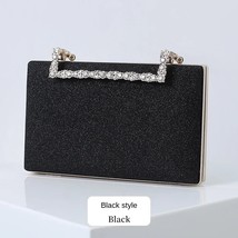 New Glitter Party Dinner Bag  Bridal Bag Dress Clutch Ladies Chain Bag  Bag Wedd - £99.73 GBP