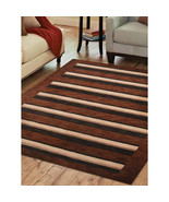 9 x 12 ft. Hand Knotted Gabbeh Wool Contemporary Rectangle Area Rug, Bro... - €463,54 EUR