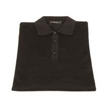 Mens PRINCELY Soft Merinos Wool Sweater Knits Lightweight Polo 1011-40 Black image 5