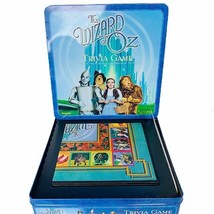 Wizard of Oz Trivia Game vtg 1999 Pressman tin box Judy Garland Turner Dorothy - £39.52 GBP