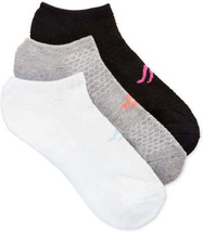 allbrand365 designer Womens 3 Pack No Show Socks, One Size, Multi Gwb - $24.19