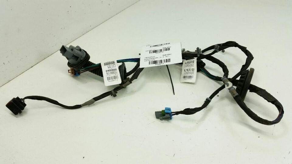 2011 Chevy Malibu Door Harness Wire Wiring Right Passenger Rear Back 201... - $17.96