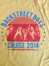 NEW Backstreet Boys Cruise 2014 Miami to Half Moon Cay T-Shirt 100% Cott... - £23.79 GBP
