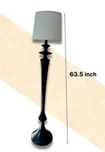 Black Transitional Style Floor Lamp - $140.00