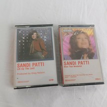 Lot of 2 Sandi Patti Music Cassettes Lift Up The Lord More Than Wonderful Praise - £5.89 GBP