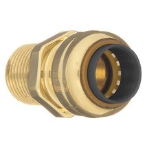 Blue Hawk 3/4 dia PEX Straight In-Line Male Adapter Compression Fitting - £4.57 GBP