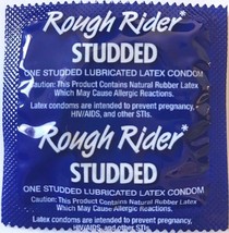 Rough Rider Studded Lubricated Condoms - Choose Quantity - $7.13+