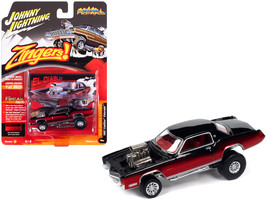 1967 Cadillac Eldorado &quot;El Diablo&quot; Tuxedo Black and Red Velvet Metallic &quot;Zing... - £14.02 GBP