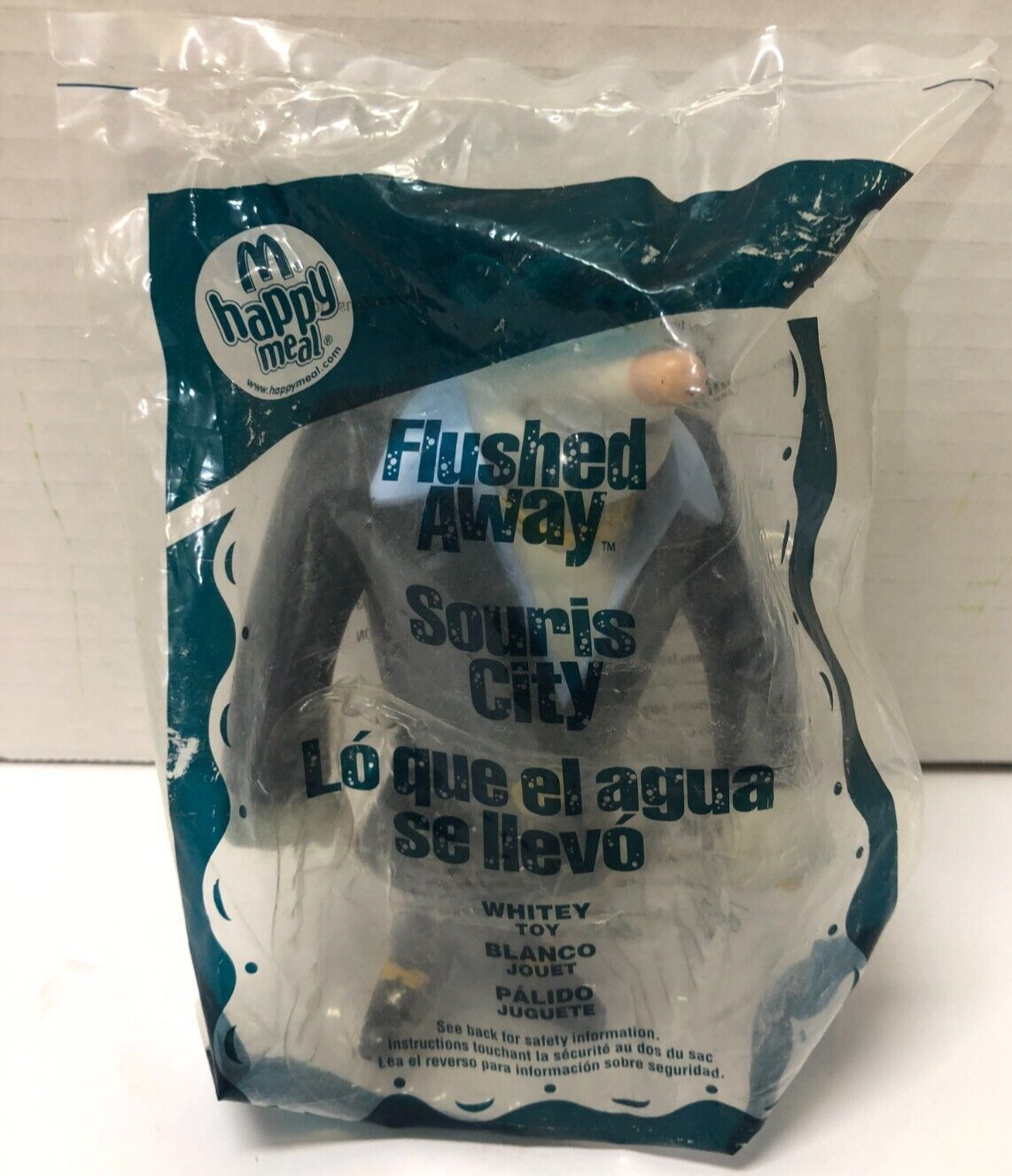 McDonald's Flushed Away WHITEY #6 Happy Meal Toy NIP - Fast Food