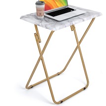 HUANUO Folding TV Tray Table -Stable Tray Table with No Assembly Required, TV Di - £63.35 GBP