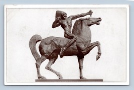 American Indian Equestrian Statue Chicago Art Institute IL UNP DB Postcard N1 - £9.33 GBP