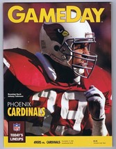 ORIGINAL Nov 17 1994 Gameday Magazine Program 49ers Cardinals Johnny Johnson - £15.77 GBP