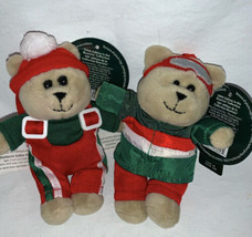 New 2019 Starbucks Bearista Limited Edition Christmas Ornaments Lot of 2 - £16.56 GBP