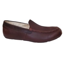 Vionic Tompkin Leather Driving Loafer Shoes Mens US 9 Slippers Dark Brown - £24.21 GBP