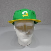 Subway Crew Hat Cap Green Yellow Snapback 5 Panel Employee Restaurant Uniform - £6.65 GBP
