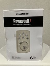 Kwikset Powerbolt 2 Touchpad Keyless Entry Deadbolt Satin Nickel 99070-101 - $27.59