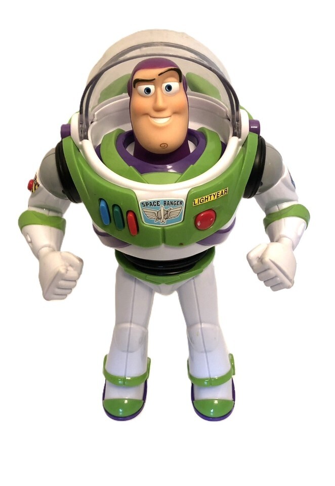Thinkway Toys Disney Pixar Toy Story Talking Buzz Lightyear 12” Figure -... - $16.95