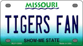 Tigers Fan Missouri Novelty Mini Metal License Plate Tag - £11.95 GBP