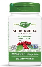 Nature&#39;s Way Schizandra Capsules, Fruit, 100 Count (Pack of 2) - £37.56 GBP