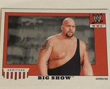 Big Show WWE Heritage Topps Trading Card 2008 #5 - £1.54 GBP