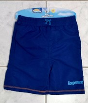 Coppertone Blue And Orange Toddler Boy&#39;s Medium (2T-4T) Swim Shorts Trunks - £16.02 GBP