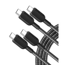 Anker 310 USB C to USB C Cable (6ft , 2 Pack) , (60W/3A) Fast Charge for... - $19.99