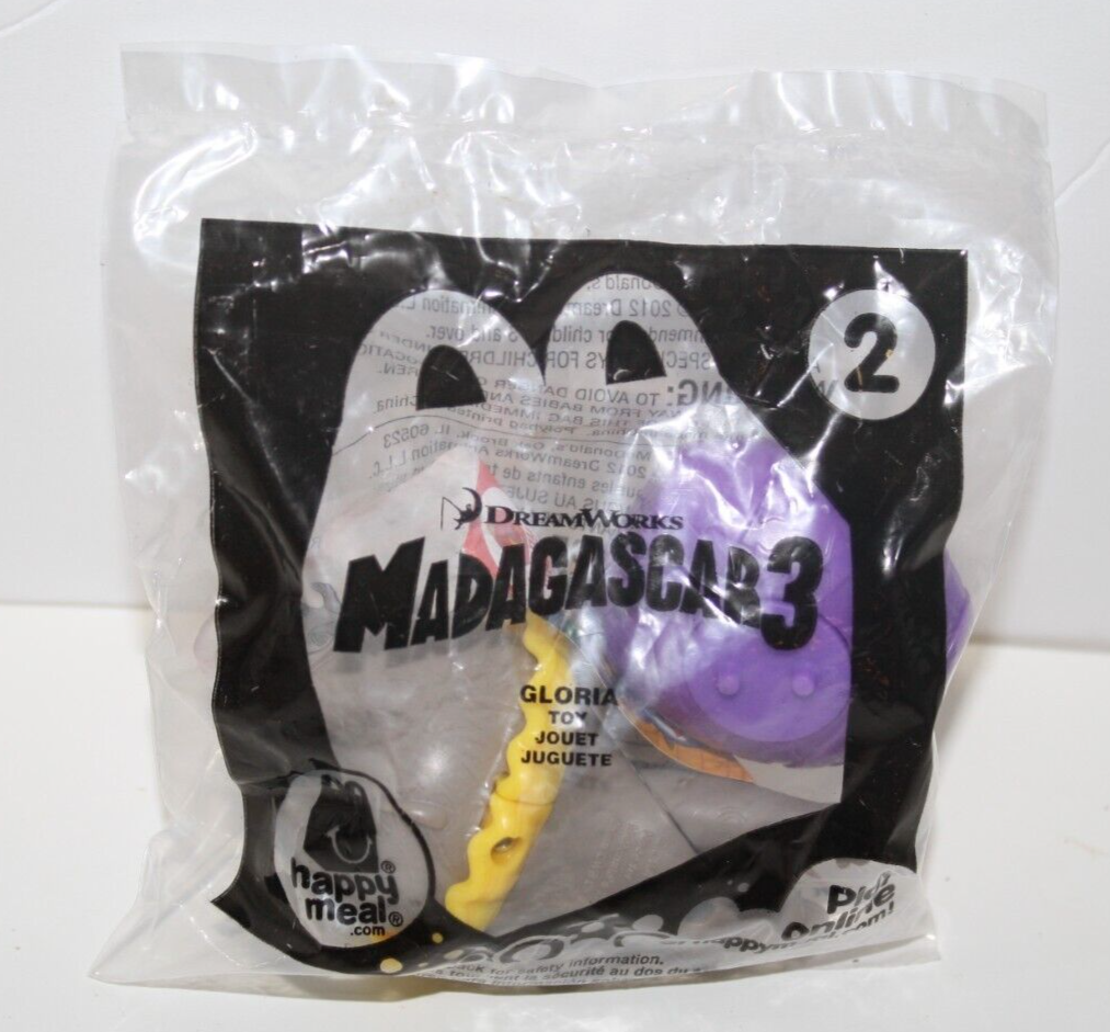 2012 Circus Gloria Hippo McDonalds Movie Action Figure #2 Madagascar 3 H... - $5.77
