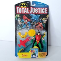 1996 Kenner DC Comics Total Justice Robin Figure Sealed New Battle Staff - $23.75