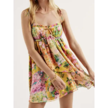 French Style Floral Dress With Wooden Ears For Spring Events - £30.80 GBP