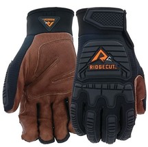 Ridgecut RC88042-L Men&#39;s Leather Pigskin Performance Gloves, 1 Pair, Bla... - $65.84 CAD