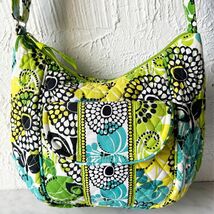 Vera Bradley Limes Away Clare Crossbody Shoulder Bag Purse Zip Top Pockets - $33.04 CAD