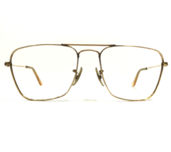 Vintage Bausch &amp; Lomb Ray-Ban Sunglasses Frames Caravan Aviators Gold 53-15-130 - £73.29 GBP