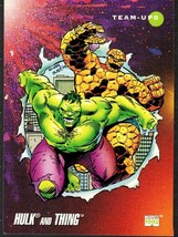 1992 Marvel TM Impel Team-Ups Hulk and The Thing Card #98 NM EUC Sleeved - $2.00