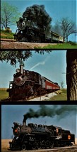 Steam Trains - 11 Postcards - Strasburg Railroad, Starsburg, Pa. - $7.00