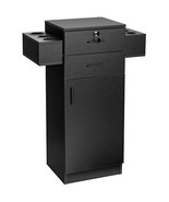 Salon Station Storage Cabinet with 6 Hair Dryer Holders for Hair Stylist... - $159.99