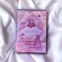 Yesstyle, Kawaii. Pink, Waterproof, Playing Cards, Translucent Corners, Sealed - £14.14 GBP