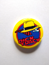 Dick Tracy Vintage Pinback Button Badge Disney Licensed Pin Original Hat... - $12.95