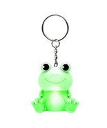 LED Light-Up Frog Keychain – Flashing Lime Green Mini Toy - $11.12 CAD