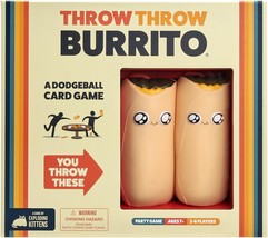 Throw Throw Burrito Exploding Kittens A Dodgeball Card Game Family Friendly Part - £46.39 GBP