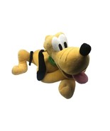 Disney Collection Pluto Stuffed Plush Dog Animal Large 14&quot; Laying Paws C... - £13.99 GBP