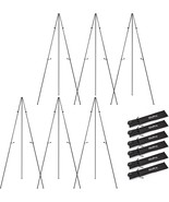 Nicpro Art Folding Easels for Display 6 Pack 63 Inches Metal Floor Easel... - $122.93 CAD