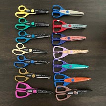 Lot of 14 Fiskars/Provo Craft/MaxiCuts Paper Edgers Craft Scissors Scrap... - $29.02