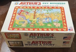 Arthur's Pet Business Jigsaw Puzzle 60 Pieces With Box 1993 + Free Bonus Puzzle - $18.62