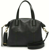 Fossil Skylar Satchel Crossbody Black Leather Handbag SHB2657001 NWT $198 Retail - £80.35 GBP