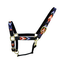 Nylon Horse Black Nylon Multicolor Patterned Neoprene Comfort Adjustable... - $21.77+