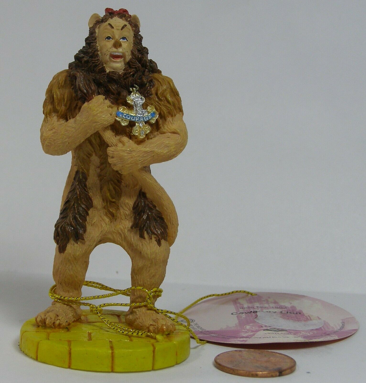 Primary image for Westland Wizard of Oz Figure Cowardly Lion #1802 Turner Entertainment    No Box