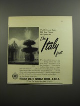 1954 Italian State Tourist Office Ad - Thrift-season rates bid you choose - £14.55 GBP