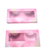 LOT OF 2 Zola Lash Premium 3D Mink OMG Re-Usable Eyelashes - $13.85