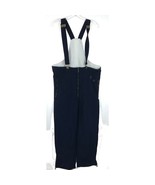 Womens Size Medium Bogner Navy Blue Vintage Adjustable Suspender Snow Pants - £27.09 GBP